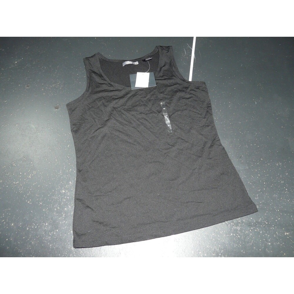Liz Claiborne Active Stretch Black Tank Top Shirt Women's Medium | NWT MSRP $29